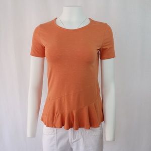 Women’s Blue Canoe SS Peplum Top